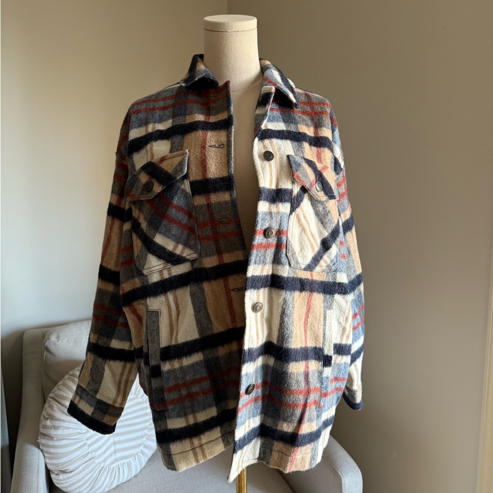 Zara Plaid Shacket